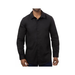 設計男裝長袖反領恤衫    訂製純黑色恤衫    64%polyester 34%cotton 3%elastane     高科院    恤衫專門店   R431 設計男裝長袖反領恤衫    訂製純黑色恤衫    64%polyester 34%cotton 3%elastane     高科院    恤衫專門店   R431
